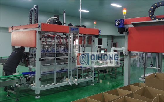 Easy Operate Automatic Carton Packing Machine, 5 Boxes/Min For Glass Bottles / PET Bottles