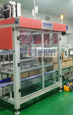 Easy Operate Automatic Carton Packing Machine, 5 Boxes/Min For Glass Bottles / PET Bottles