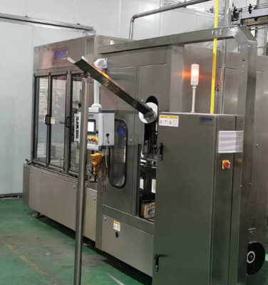 Stainless Steel Easy Open Can Filling Machines, with filling capacity of 300-400 CPM