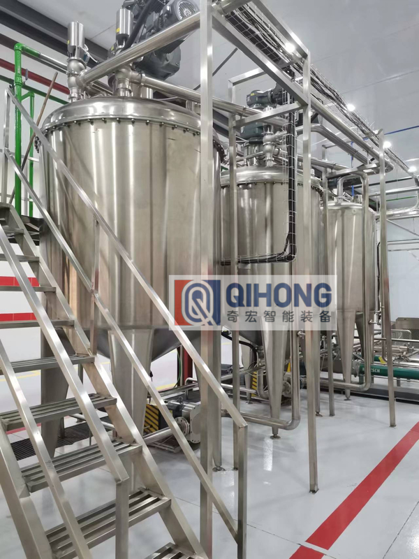 T304/T316 Stainless Steel Mixing Vessel , volume to be customized from 50L to 10,000L